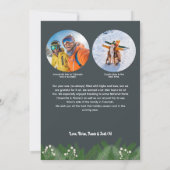 Carte photo de couronnes de vacances (Dos)