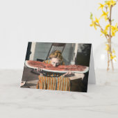 Carte photo de cru de pastèque (Fleur jaune)