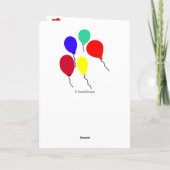 Carte PHOTO de Cupcake rose pour l'anniversaire de grand (Dos)