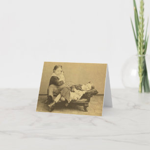Carte Photo de décès de l'ère victorienne