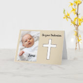 Carte Photo de dédicace (Fleur jaune)