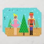 Carte photo de défilé de jouets de Noël rétro (Devant / Derrière)