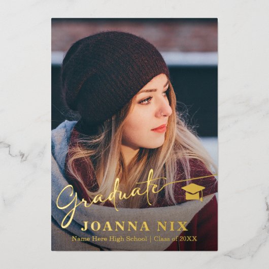 Carte photo de diplôme (Recto)