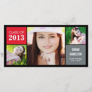 Carte photo de Faire-part de classement des blocs 