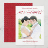 Carte photo de faire-part de mariage pour le jour (Devant / Derrière)