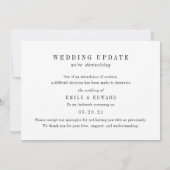 Carte photo de Faire-part de réduction Mariage mod (Dos)