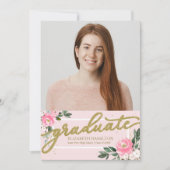 Carte photo de Faire-part d'études secondaires (Devant)