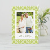 Carte Photo de famille couleur modifiable Joyeux Diwali (Debout devant)