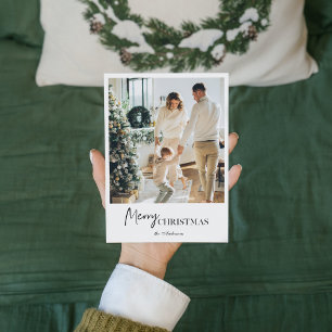 Carte Photo de famille moderne   Joyeux Noël