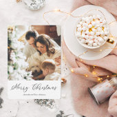 Carte Photo de famille moderne | Joyeux Noël