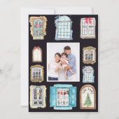 Carte photo de famille Windows Noël d'hiver (Devant)