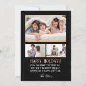 Carte photo de famille Windows Noël d'hiver (Dos)