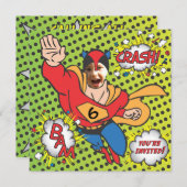 Carte photo de fête d'anniversaire de bande (Devant / Derrière)