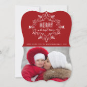 Carte photo de fête de vacances de feuillage de (Devant)