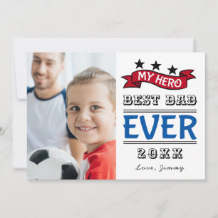 Carte photo de Fête des pères photo Best Papa Ever