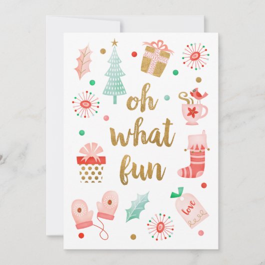 Carte photo de fêtes amusantes (Devant)