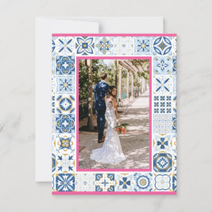 Carte photo de Fêtes des mariées personnalisées V2