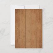 Carte Photo de feuilles de script de Thanksgiving heureu (Dos)