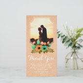 Carte photo de fleurs de Merci Mariage Floral (Debout devant)