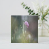 Carte photo de fleurs d'échecs (Debout devant)