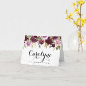 Carte Photo de fleurs violettes Veux-tu être ma demoisel (Fleur jaune)