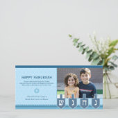 Carte photo de Hanukkah Dreidel (Debout devant)