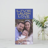 Carte photo de Holiday Hanoukka "Love a Latke" (Debout devant)