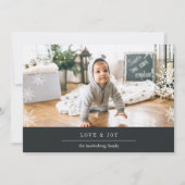 Carte photo de jour férié moderne avec message mod (Devant)