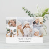 Carte photo de jour férié moderne avec message mod (Debout devant)