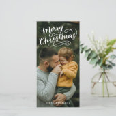 Carte photo de jour férié | Noël (Debout devant)