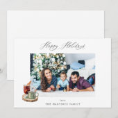Carte Photo de Joyeuses Fêtes - WH (Devant / Derrière)