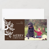 Carte photo de Joyeux Noël (Devant / Derrière)