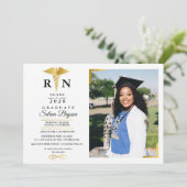 CARTE PHOTO de la Faire-part de diplômes d'infirmi (Debout devant)