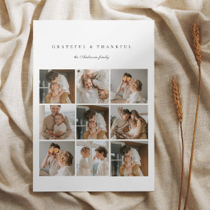 Carte Photo de la famille Collage   Famille reconnaissan