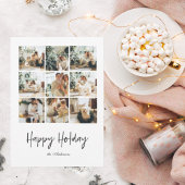 Carte Photo de la famille Collage | Joyeux Noël