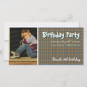 Carte Photo de la fête d'anniversaire de David Scottis