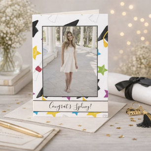 Carte Photo de la fête de la graduation