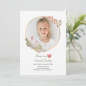 Carte photo de la fête de la vie (Debout devant)