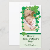 Carte photo de la fête de Saint-Patty (Devant / Derrière)