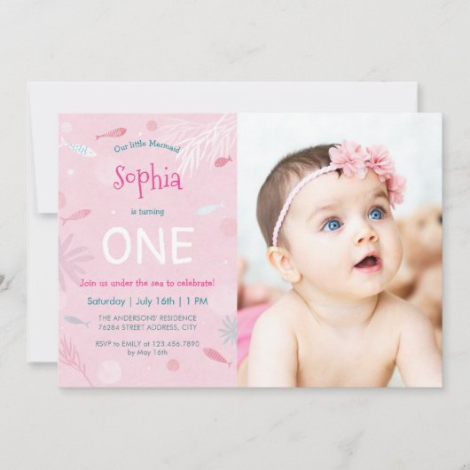 Carte photo de la fête des Anniversaires de enfant (Devant)