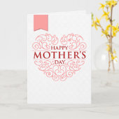 Carte photo de la fête des mères (Fleur jaune)