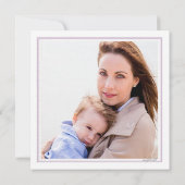 Carte photo de la Fête des Mères Crocus Wreath (Dos)