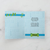 Carte photo de la fête des mères du chien bleu (Intérieur)