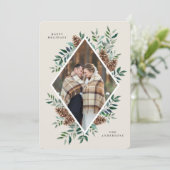Carte photo de la forêt de vacances (Debout devant)