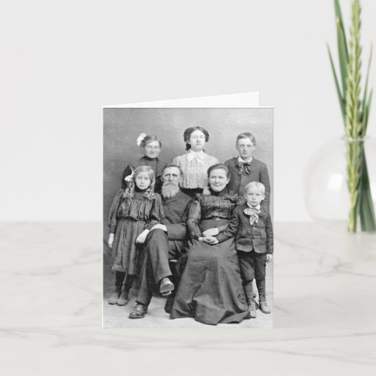 Carte Photo de la mort de l'ère victorienne (Devant)