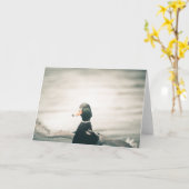 Carte photo de la nature de Canard de débarquement (Fleur jaune)