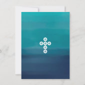 Carte photo de la première communion - Invitation (Dos)