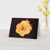 Carte Photo de la rose Capodimonte 2004. (Fleur jaune)