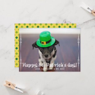 Carte photo de la Saint Patrick