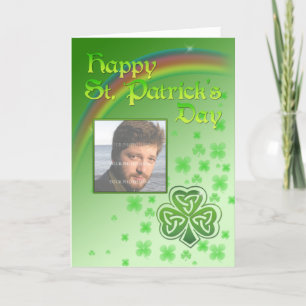 Carte photo de la Saint Patrick